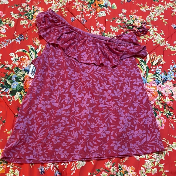 Old Navy One Shoulder Blouse - Picture 5 of 5